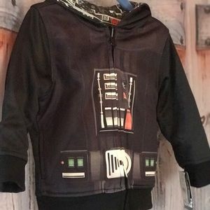 Disney - Star Wars black reversible sweatshirt 18 months boy NWT